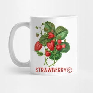 Vintage Strawberry Classic Mug